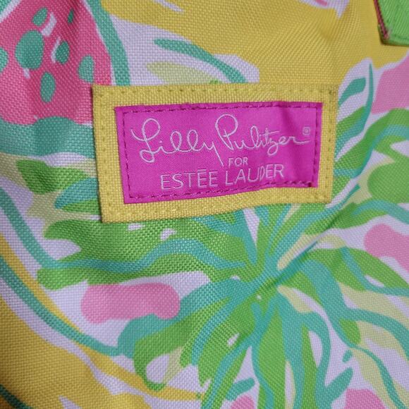 Lilly Pulitzer for Estee Lauder Beach Strawberry Banana Tote Bag - Picture 5 of 14
